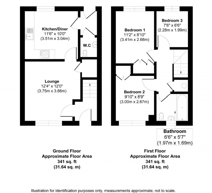10, Rees Close, Market Weighton floorplan