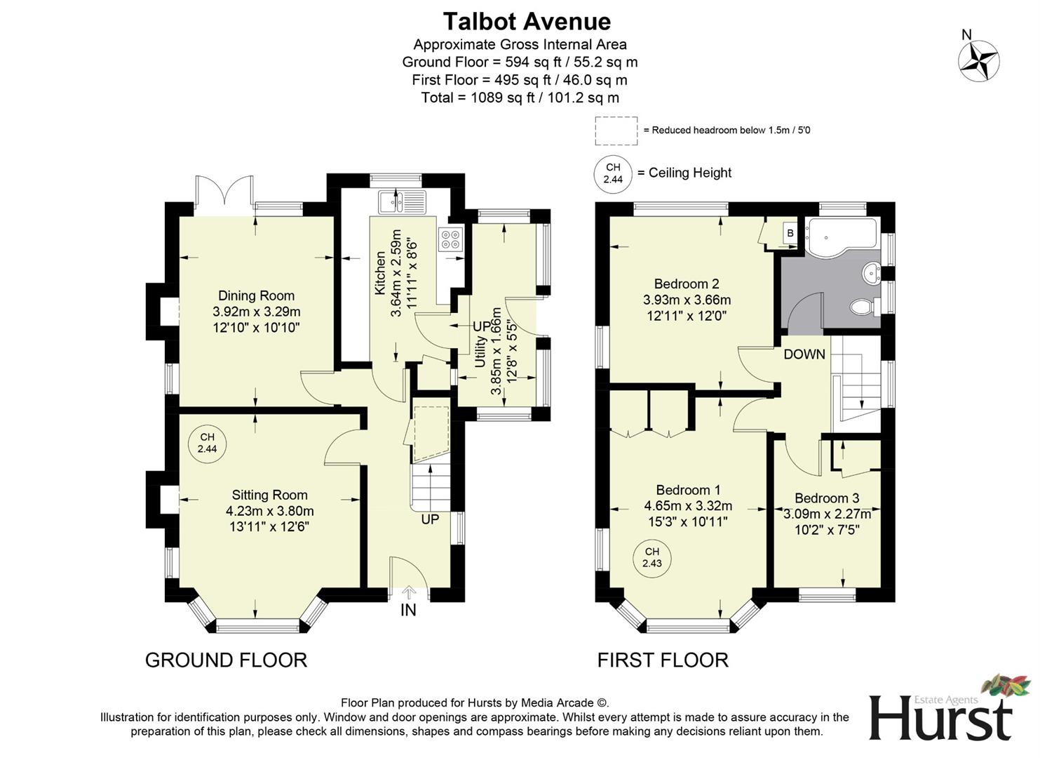 22, Talbot Avenue, High Wycombe floorplan