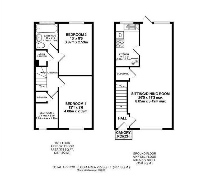 3 Bedrooms Terraced house for sale in Pascal Way, Letchworth Garden City SG6