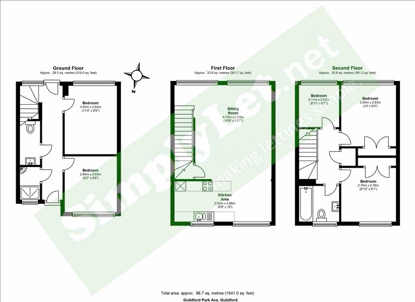 4 Bedrooms Semi-detached house to rent in Guildford Park Avenue, Guildford GU2