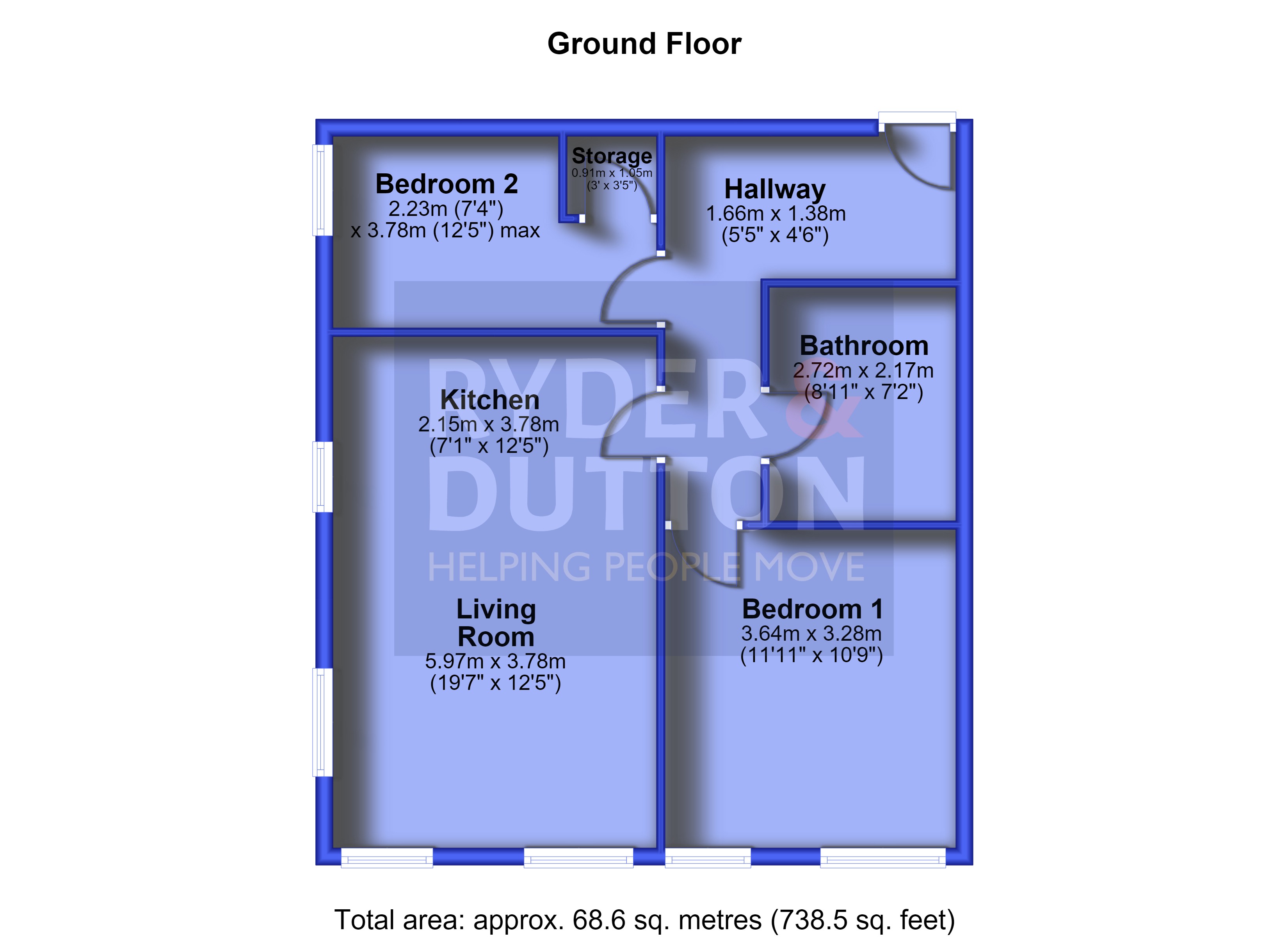 Apartment 34, 261, Victoria Avenue East, Greater Manchester floorplan