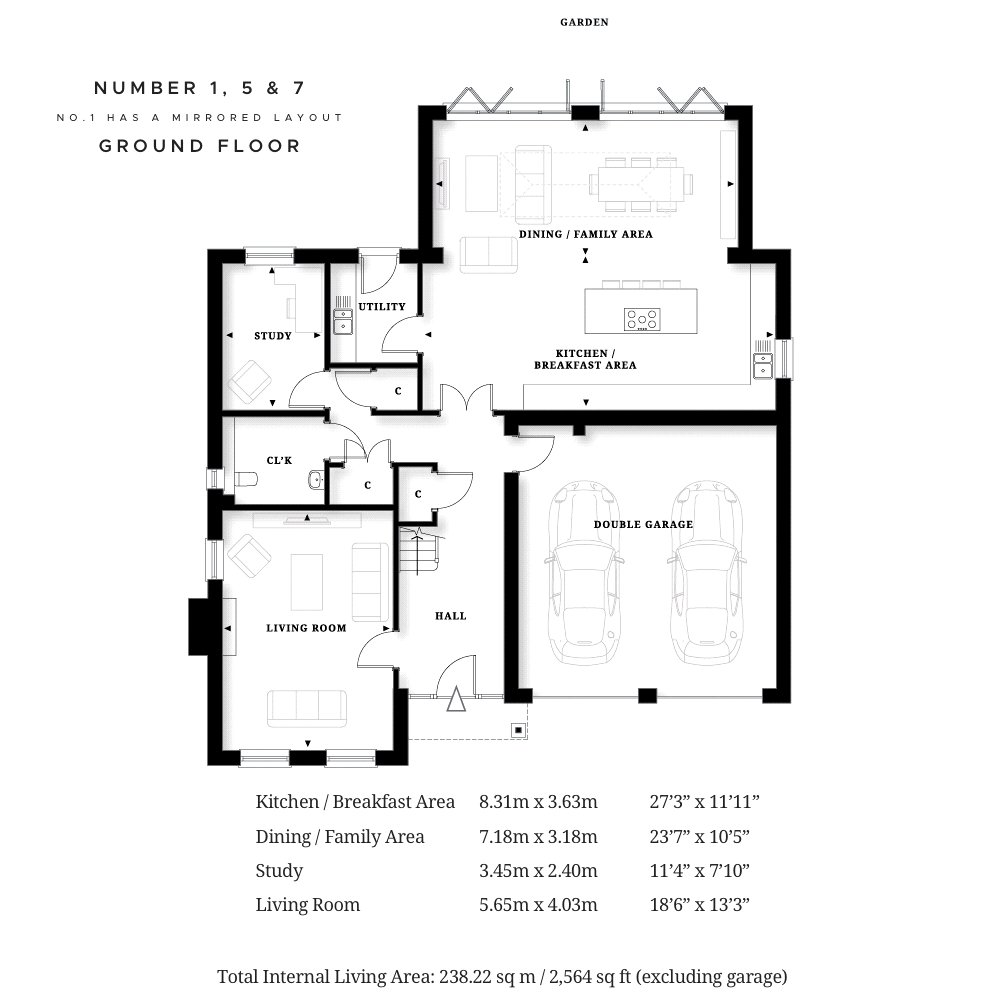 Unit 5 Oakland Grove,, Ridgley Road, Godalming floorplan