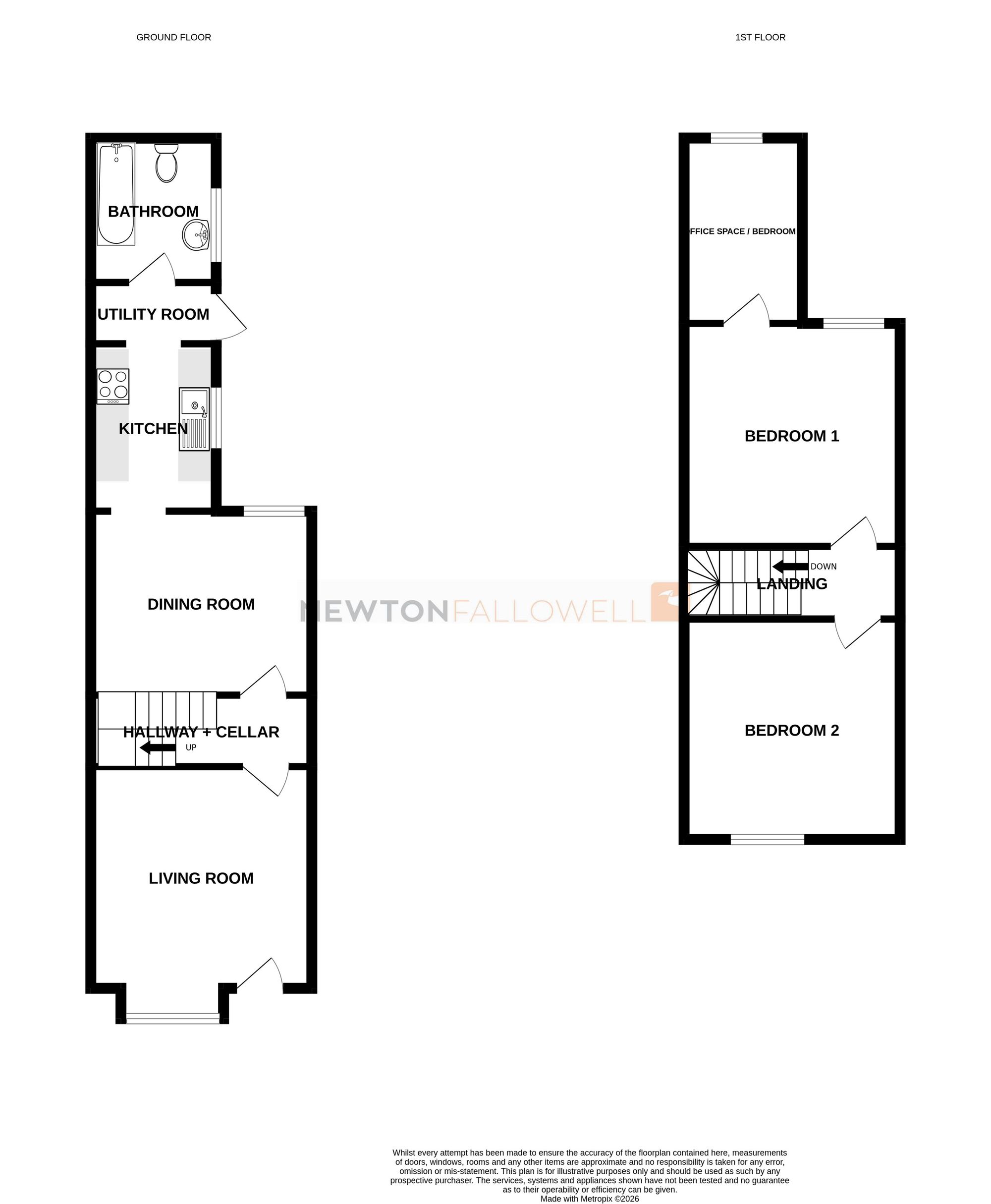 142 Bridge End Road, Grantham floorplan