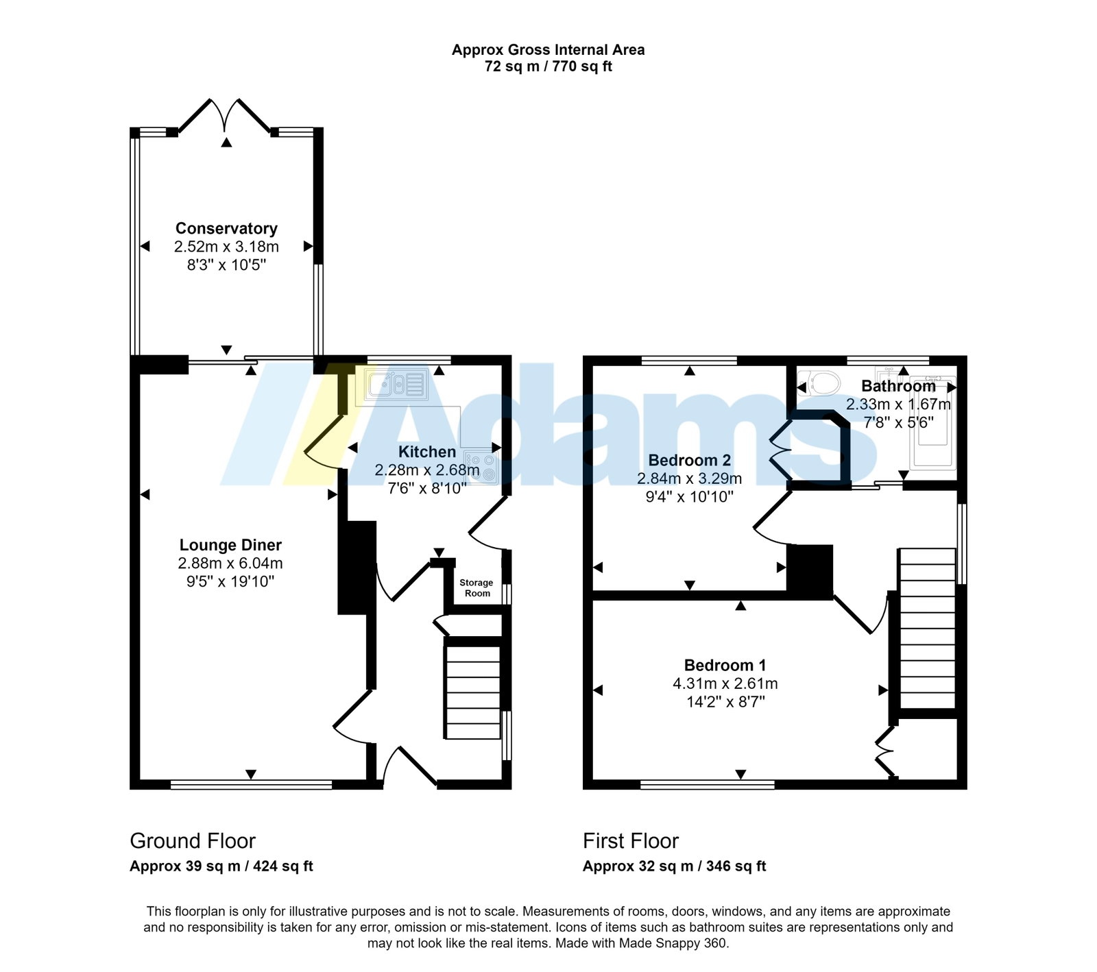 83, Morval Crescent, Runcorn floorplan