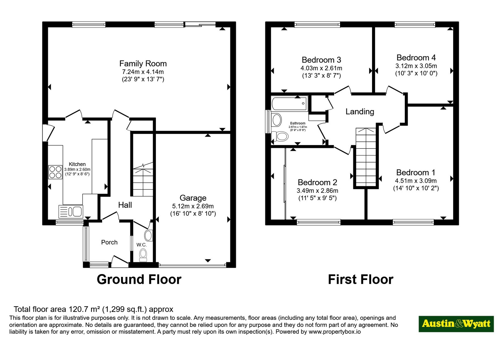 16, Tudor Close, Southampton floorplan