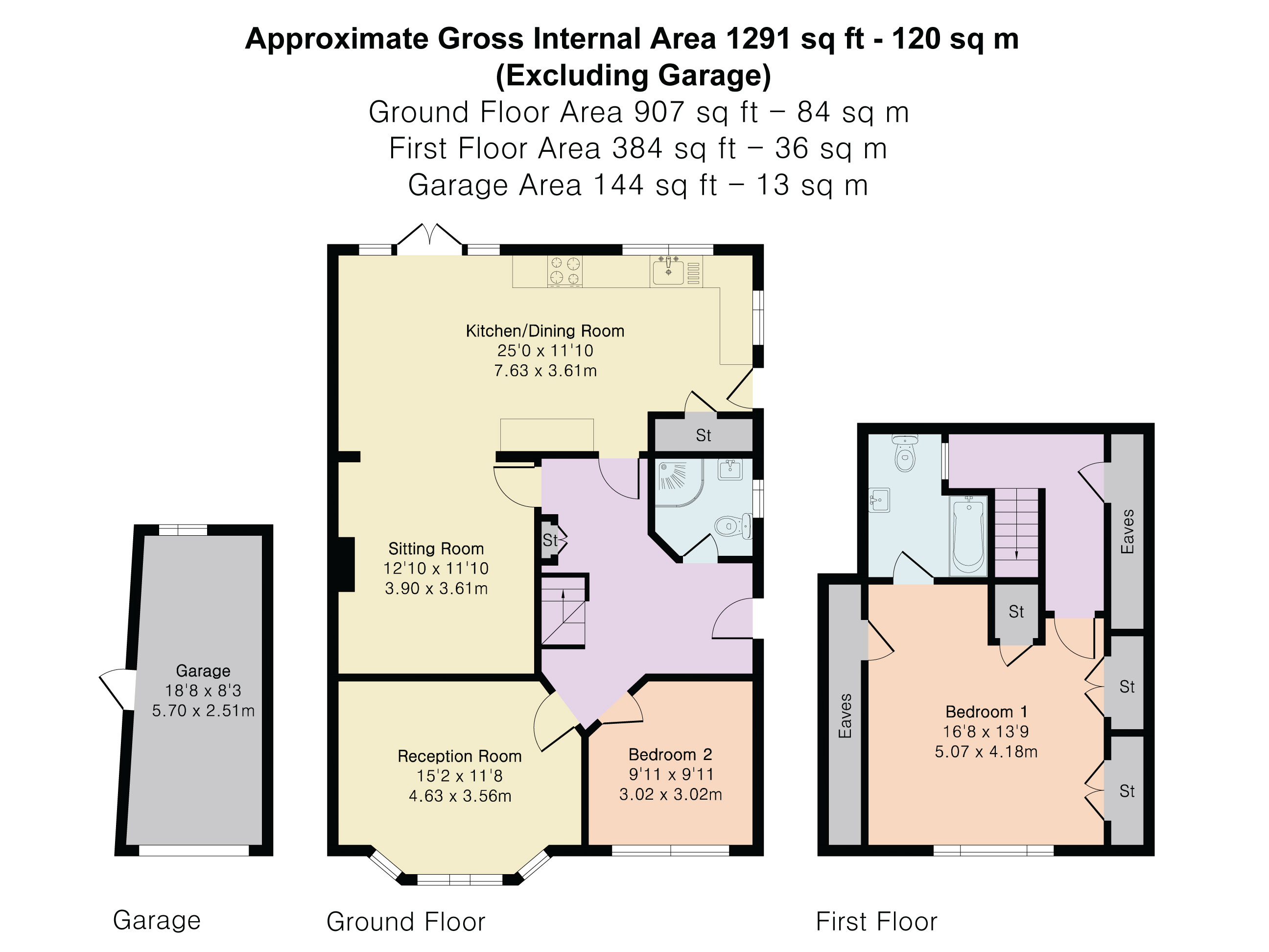 44, Elm Walk, Hertfordshire floorplan