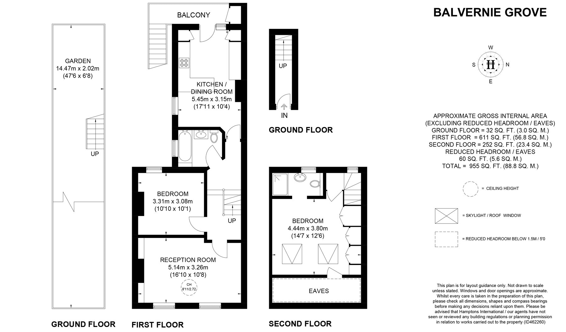 2 Bedrooms Flat for sale in Balvernie Grove, Southfields, London SW18