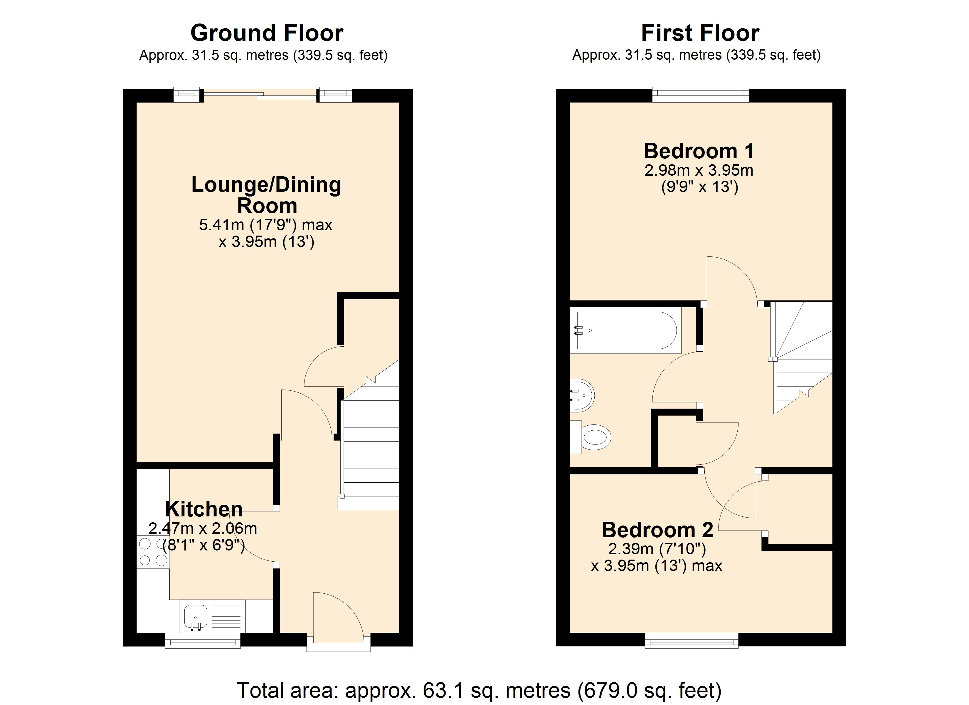 2, Gainsborough Rise, Wiltshire floorplan