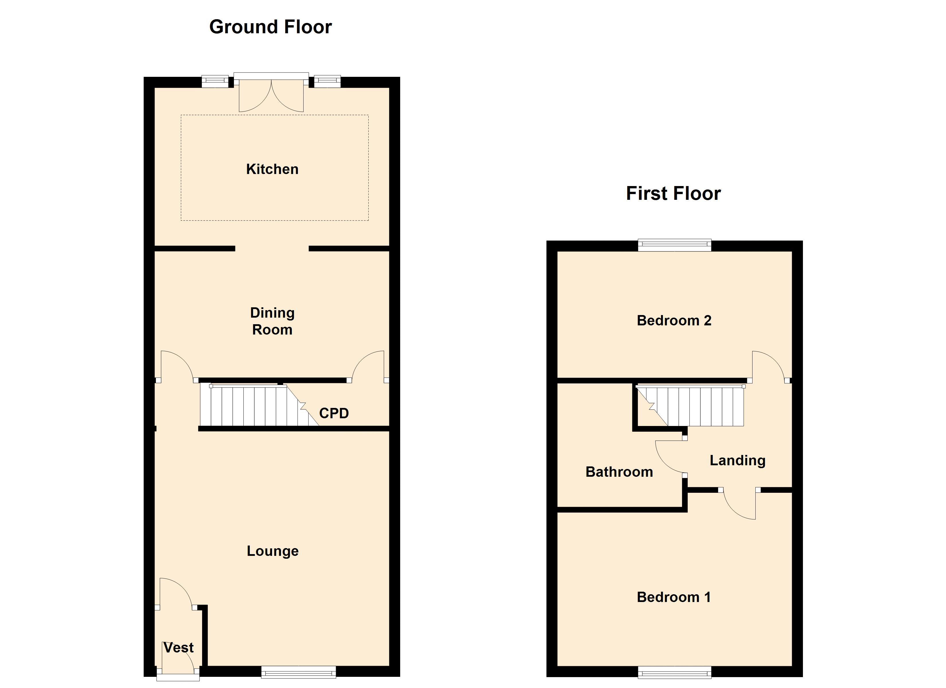 2 bed terraced house for sale in Bury & Rochdale Old Road, Birtle, Bury