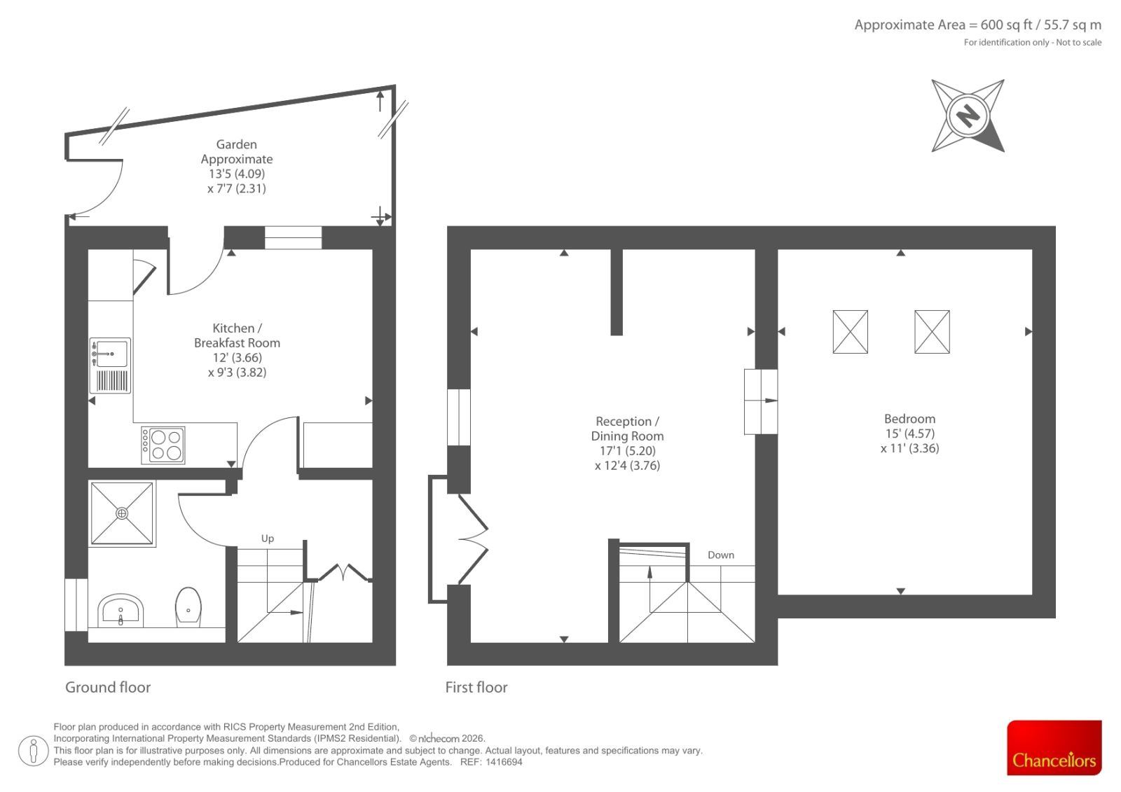 4A, HIGH STREET, Watlington floorplan