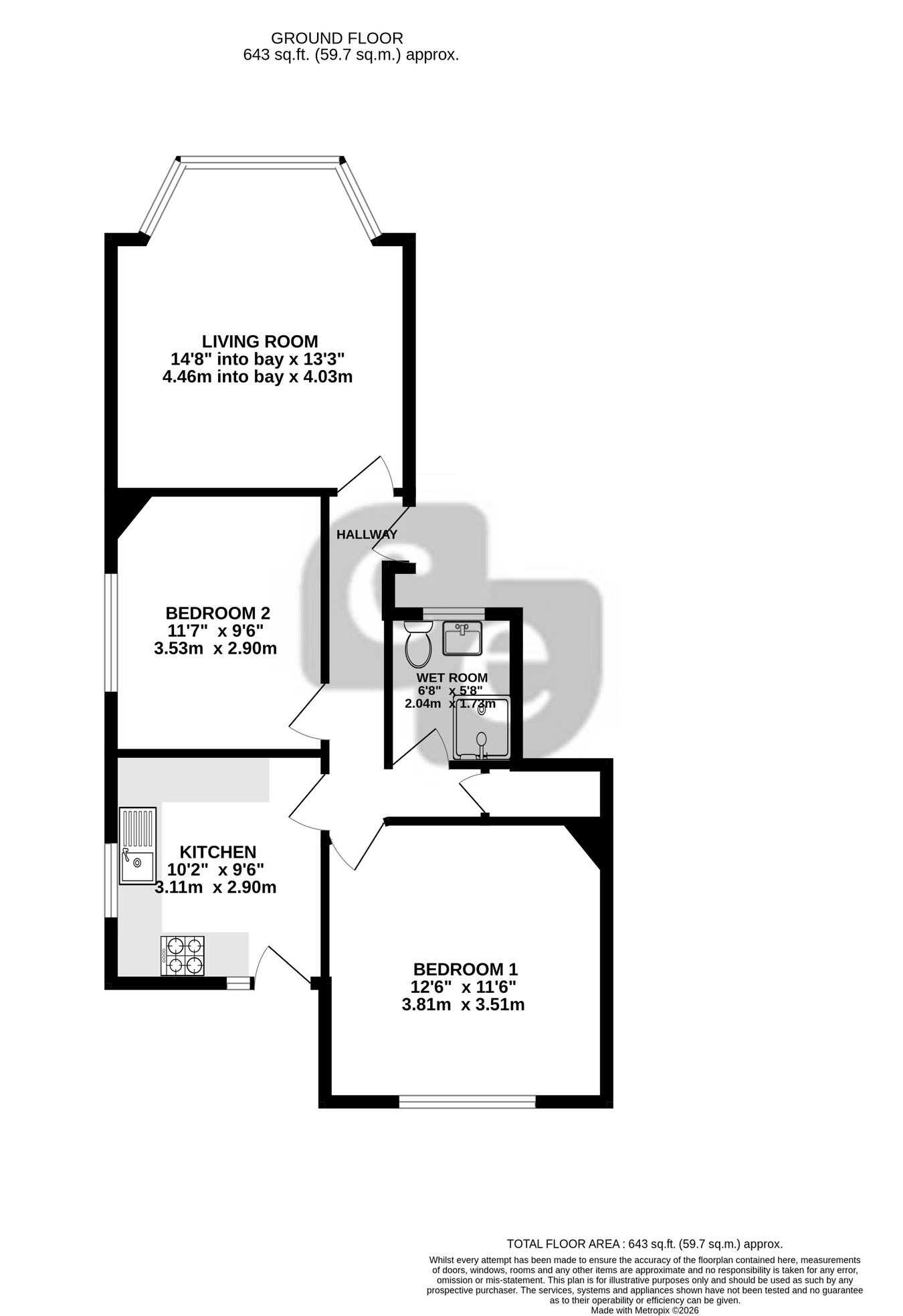 18, Wellington Road, Pinner floorplan