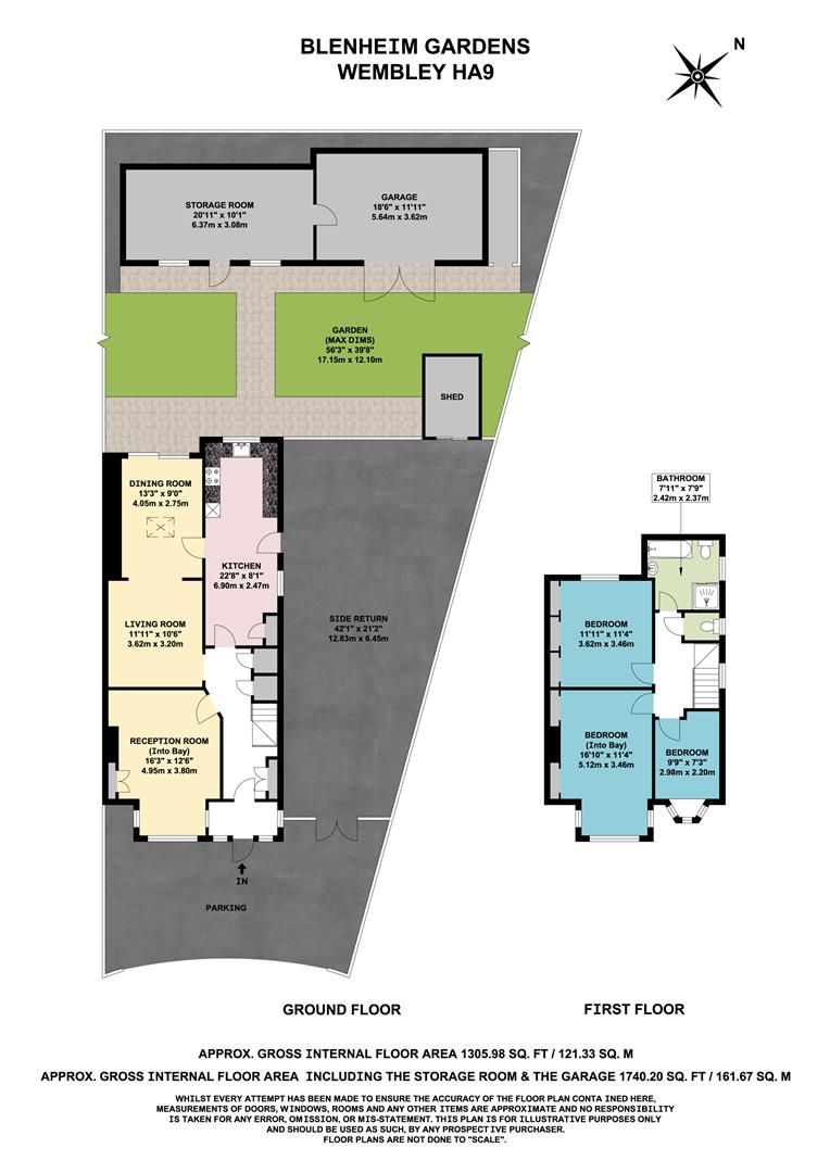 29, Blenheim Gardens, Wembley floorplan