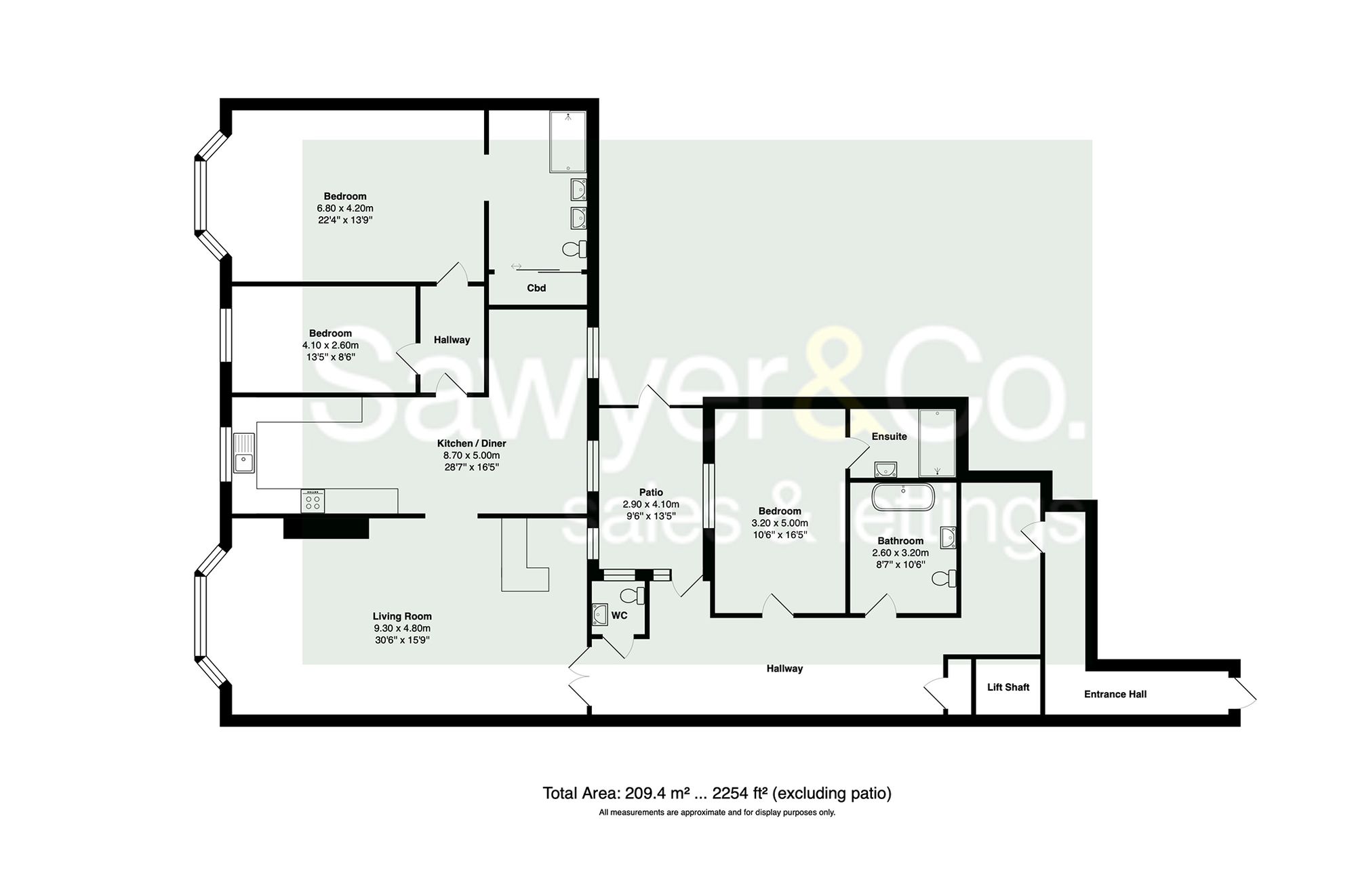 11 Kings Gardens, Hove floorplan