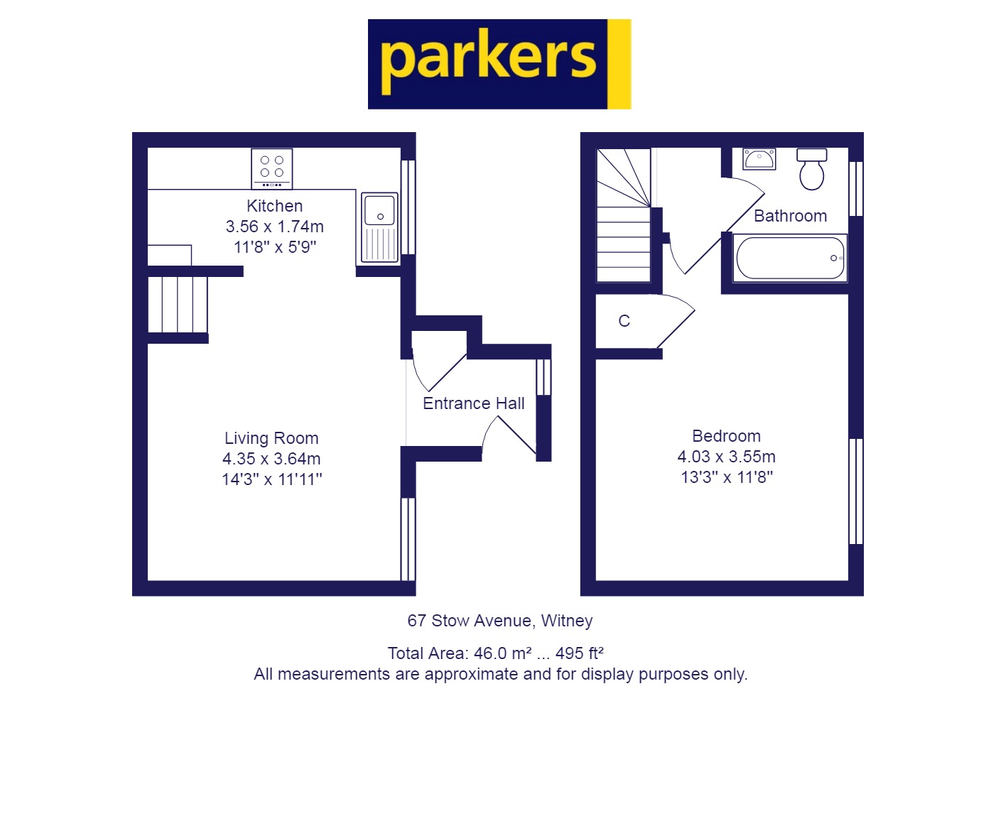 67, Stow Avenue, Oxfordshire floorplan