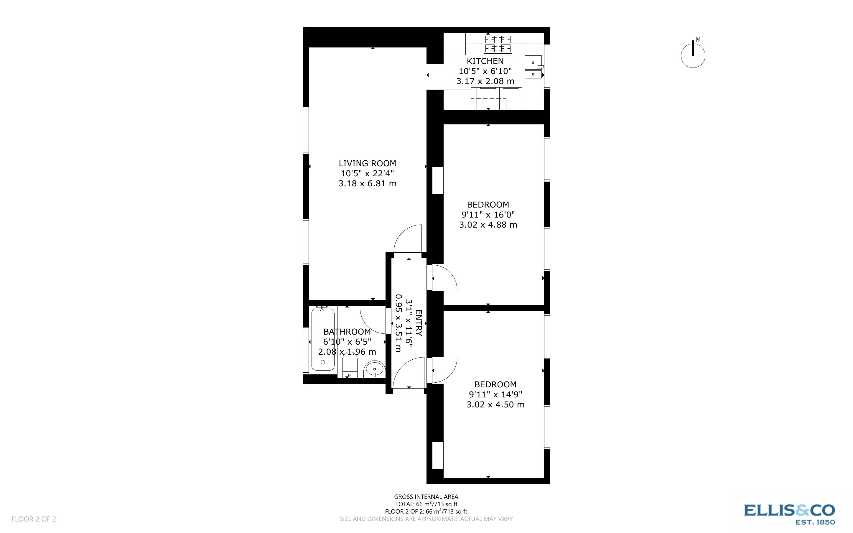 Chevy Road, Southall floorplan
