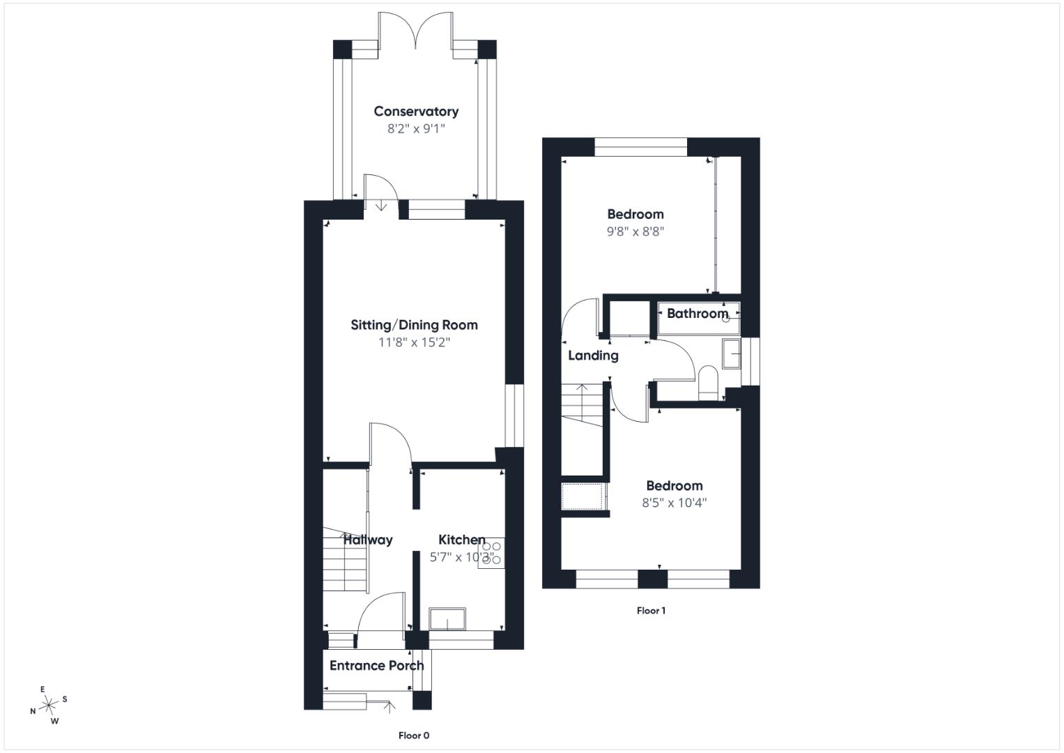 20, Green Lane, Ashford floorplan