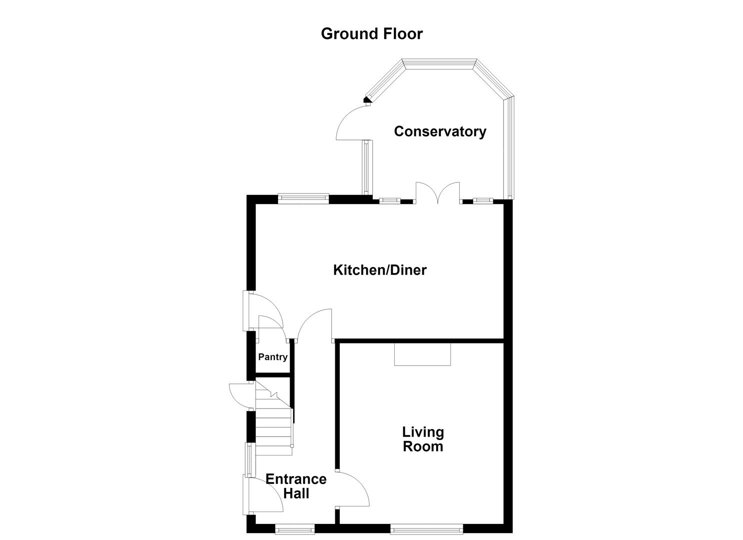 31, Rossiter Drive, Knottingley floorplan