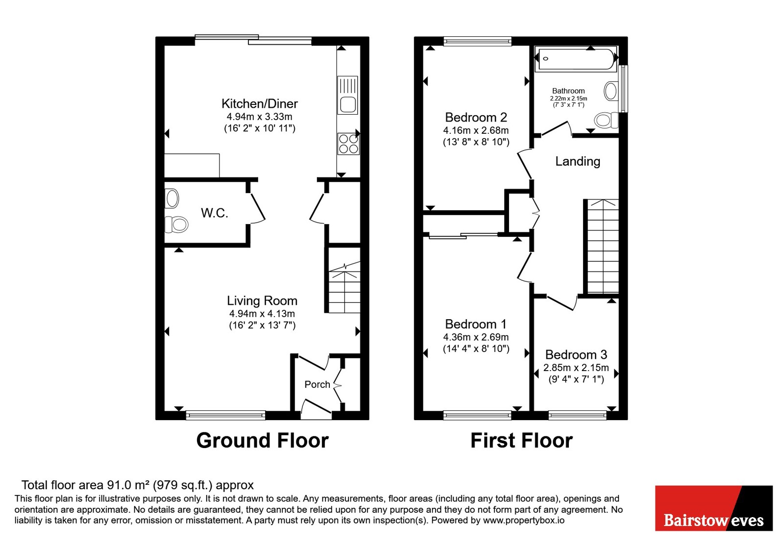 43, Parkland View, Sutton-in-Ashfield floorplan
