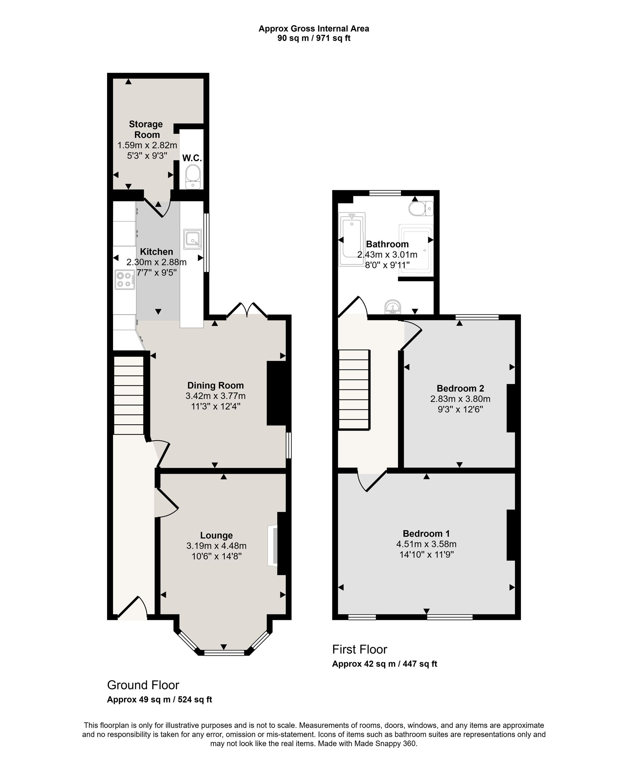 145 Liverpool Road, Manchester floorplan