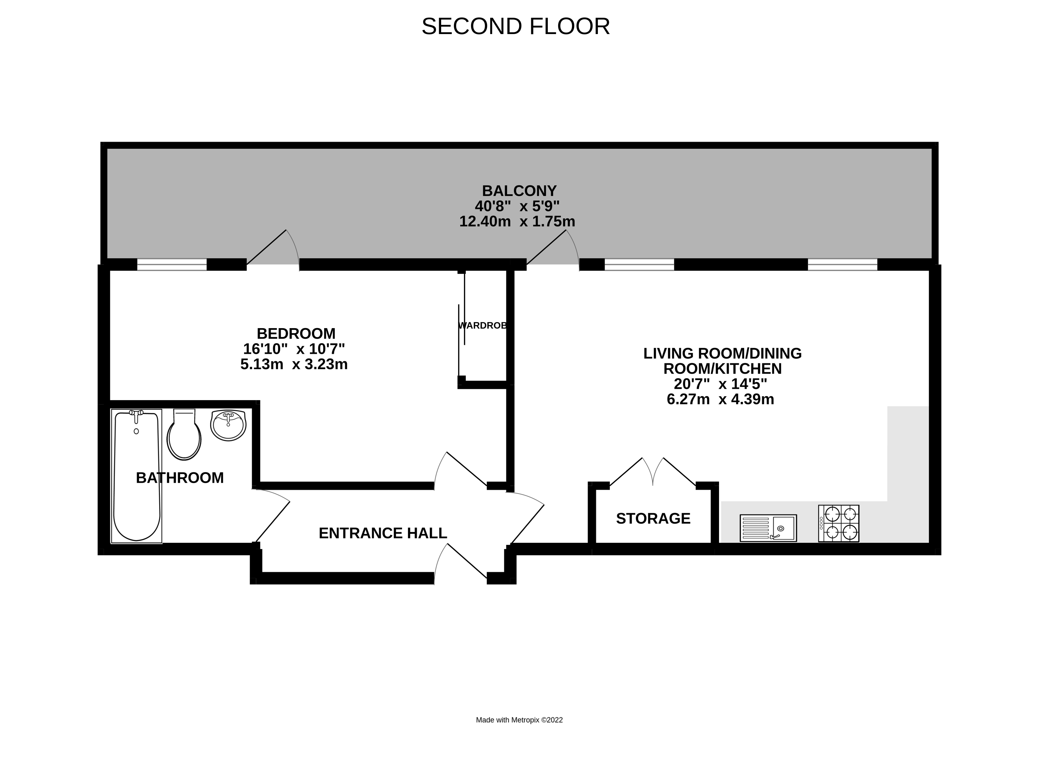 Farnborough Road, Farnborough, Hampshire GU14, 1 bedroom flat for sale