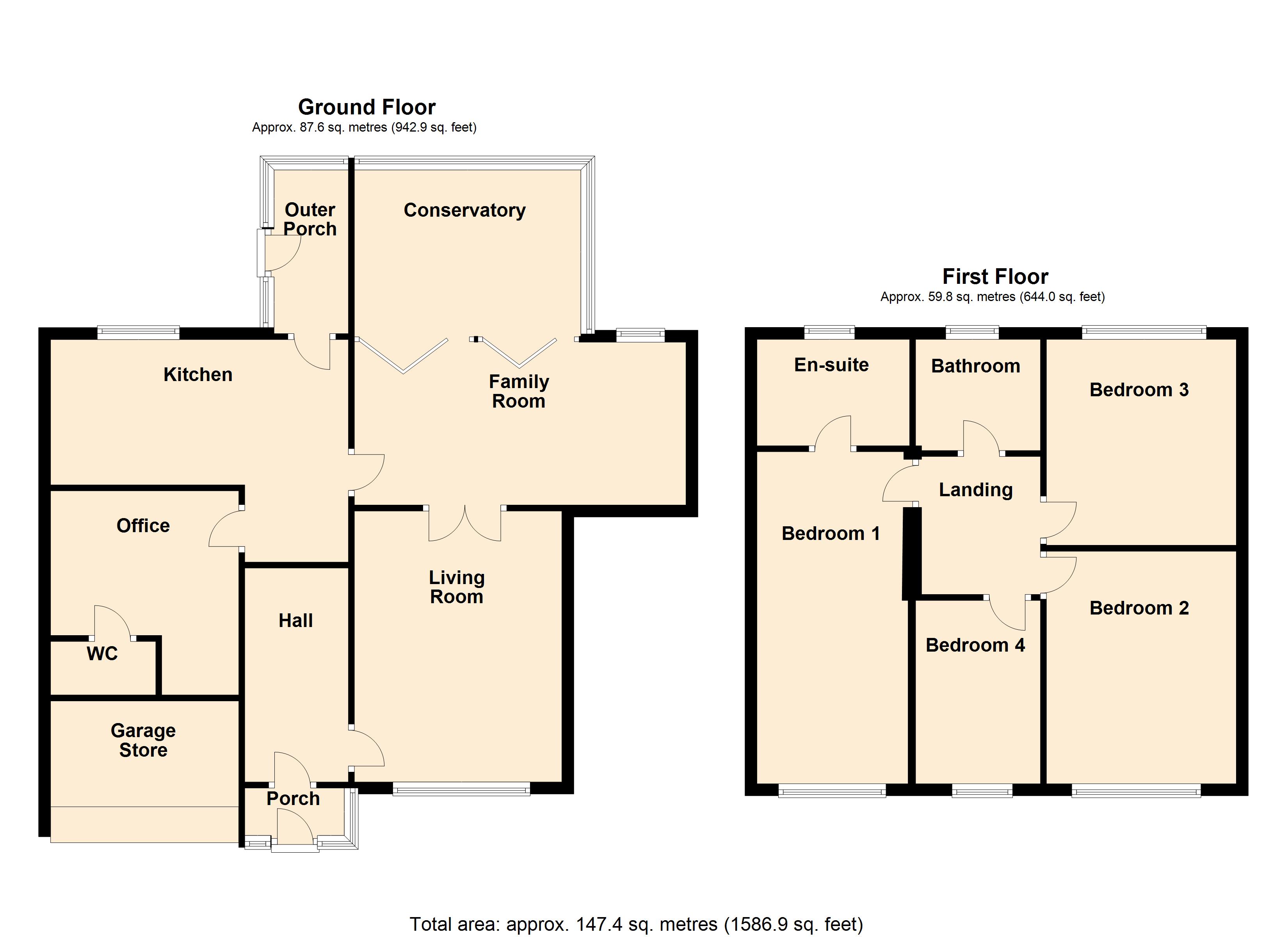 4 Bedrooms Detached house for sale in Kendal Rise, Beechwood, Runcorn WA7