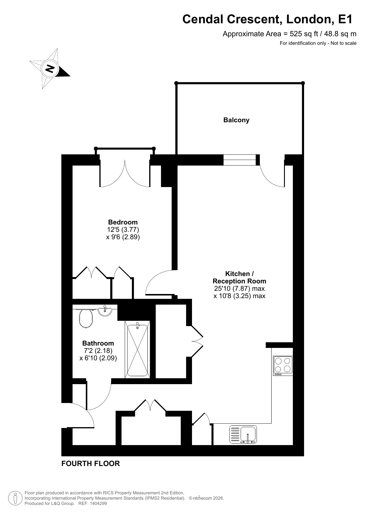 3 Cendal Crescent, Whitechapel floorplan