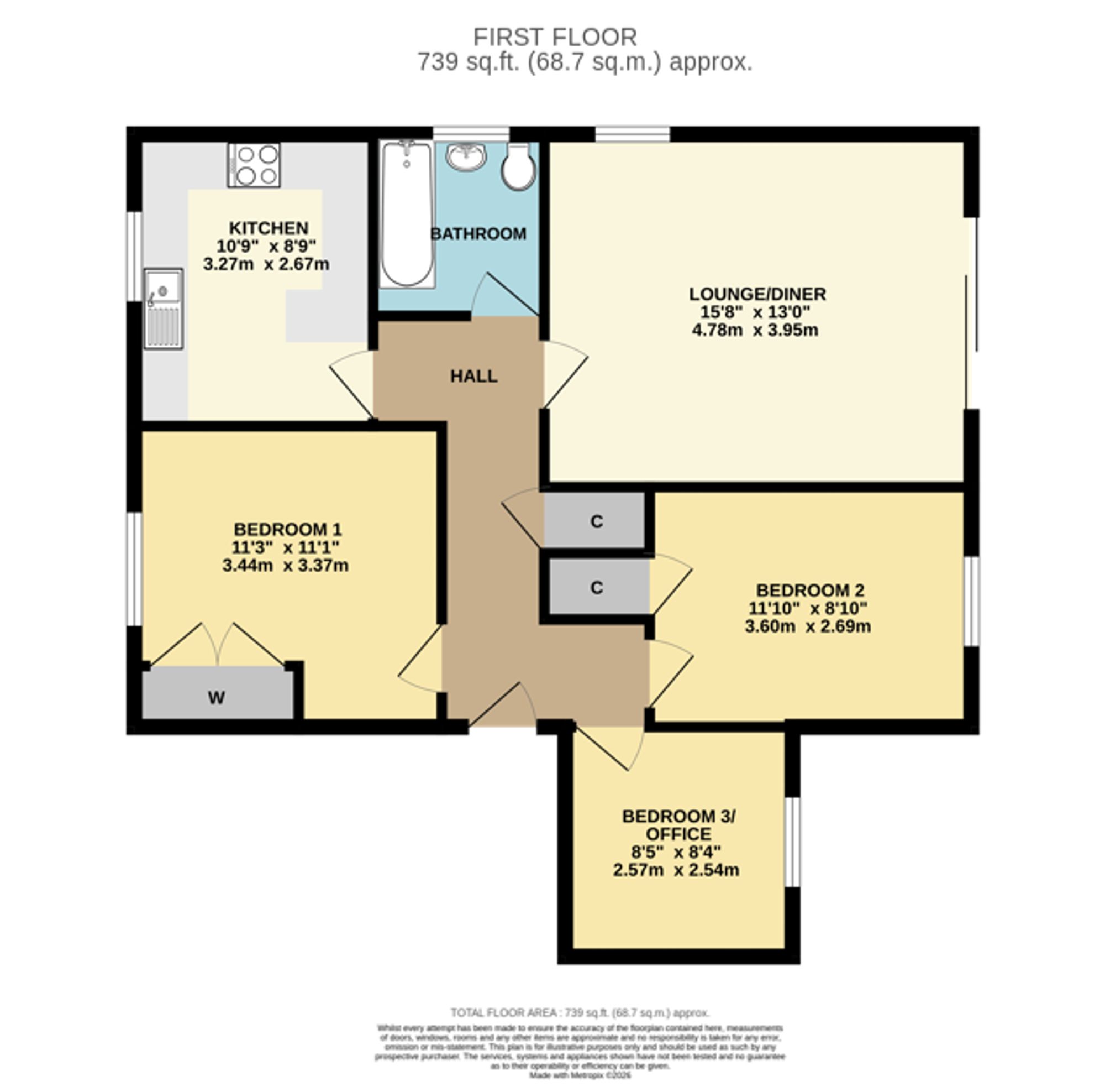 17 Netley Cliff Victoria Road, Southampton floorplan
