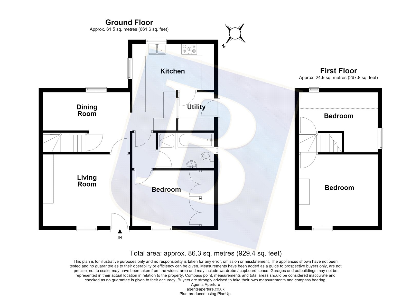 1 Meadow Cottages,, Noak Hill Road, Noak Hill floorplan