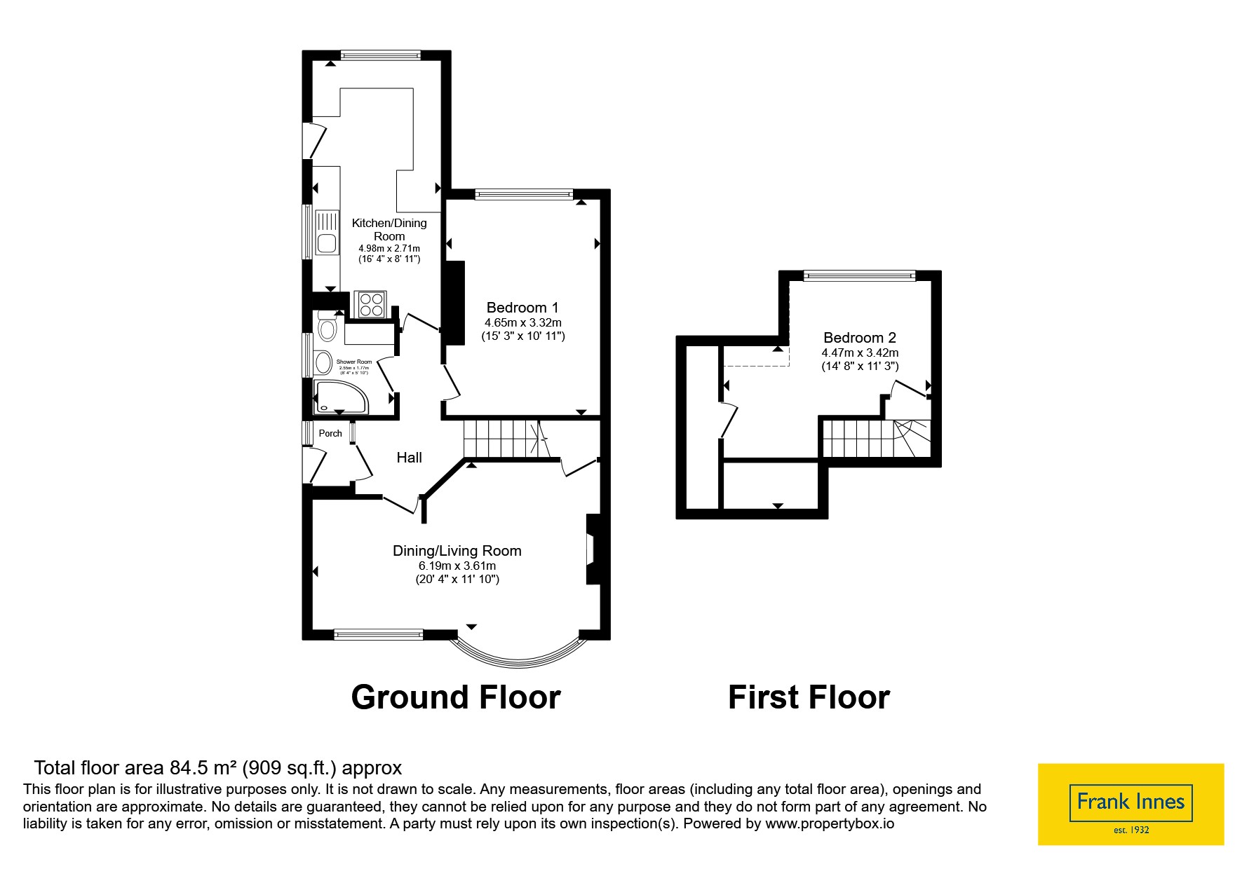 Yew Tree Road, Derbyshire floorplan