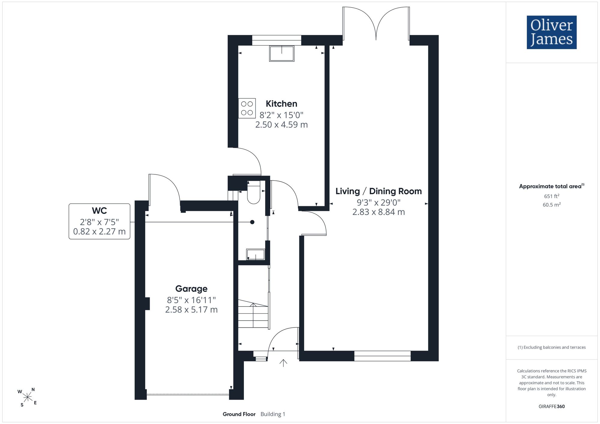 9, Durham Close, Sawtry, Cambridgeshire. floorplan