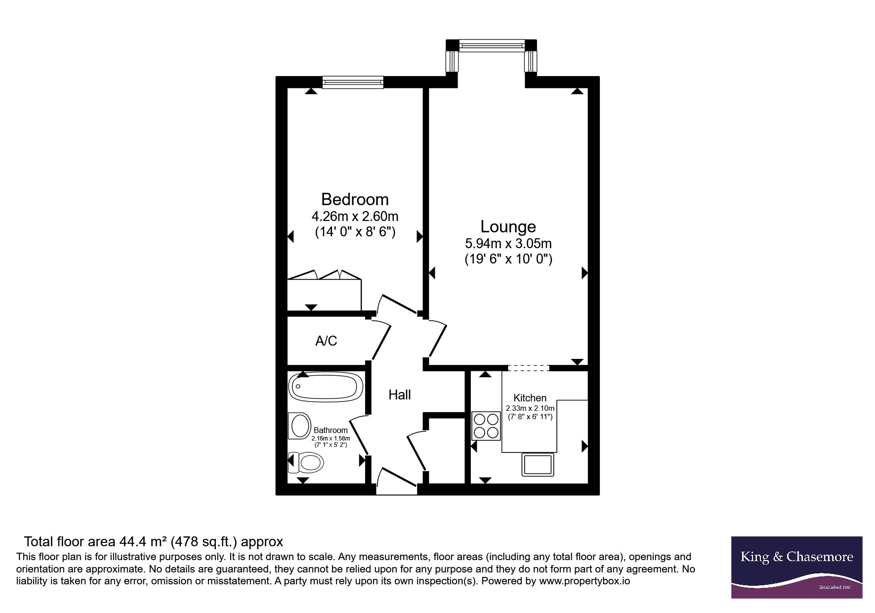 24,, Penrith Court, Broadwater Street East floorplan