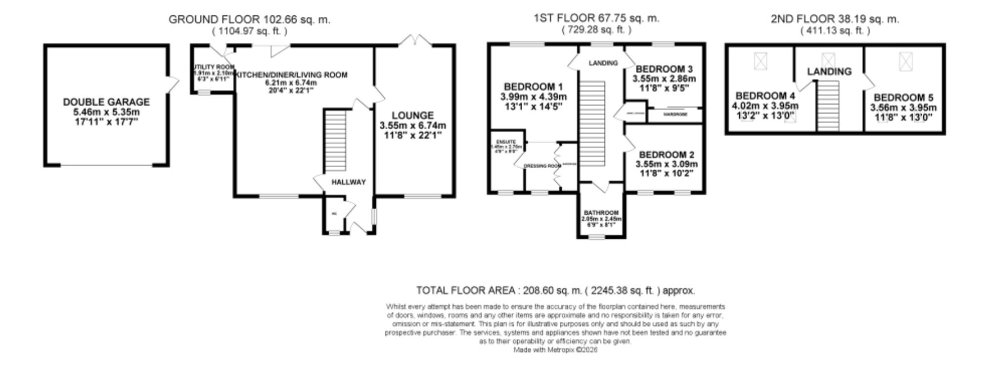 The Shire, Market Drayton floorplan
