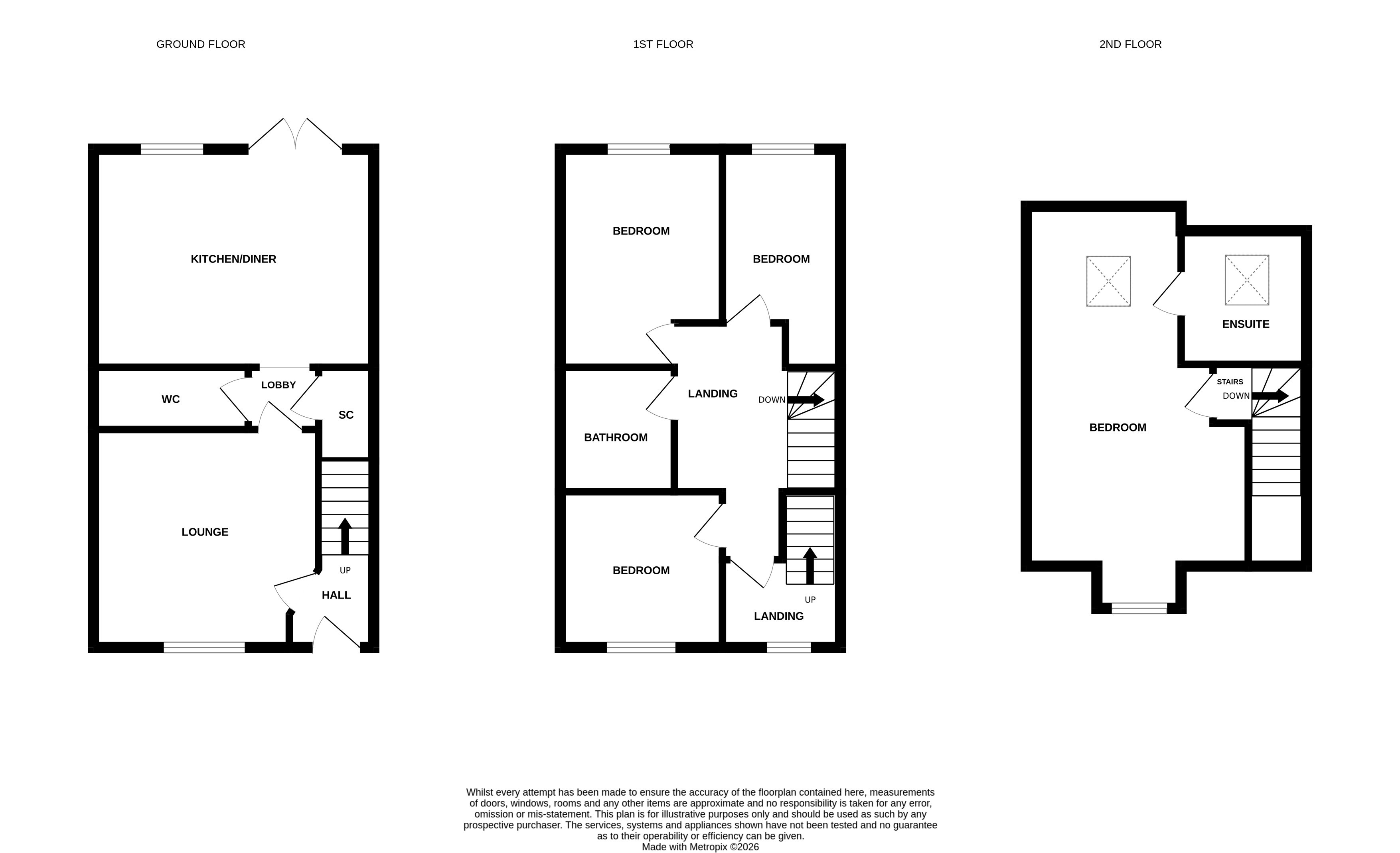 16, Lily Edge, Biggleswade floorplan