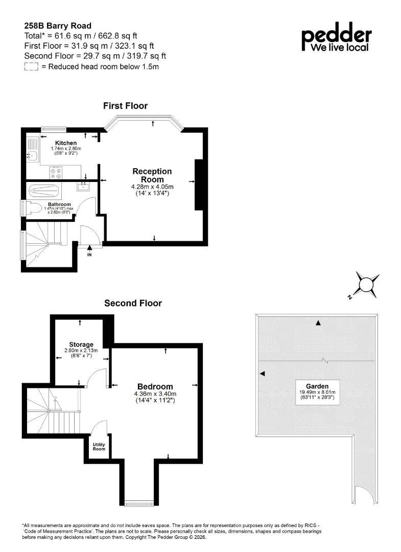 258b, Barry Road, London floorplan