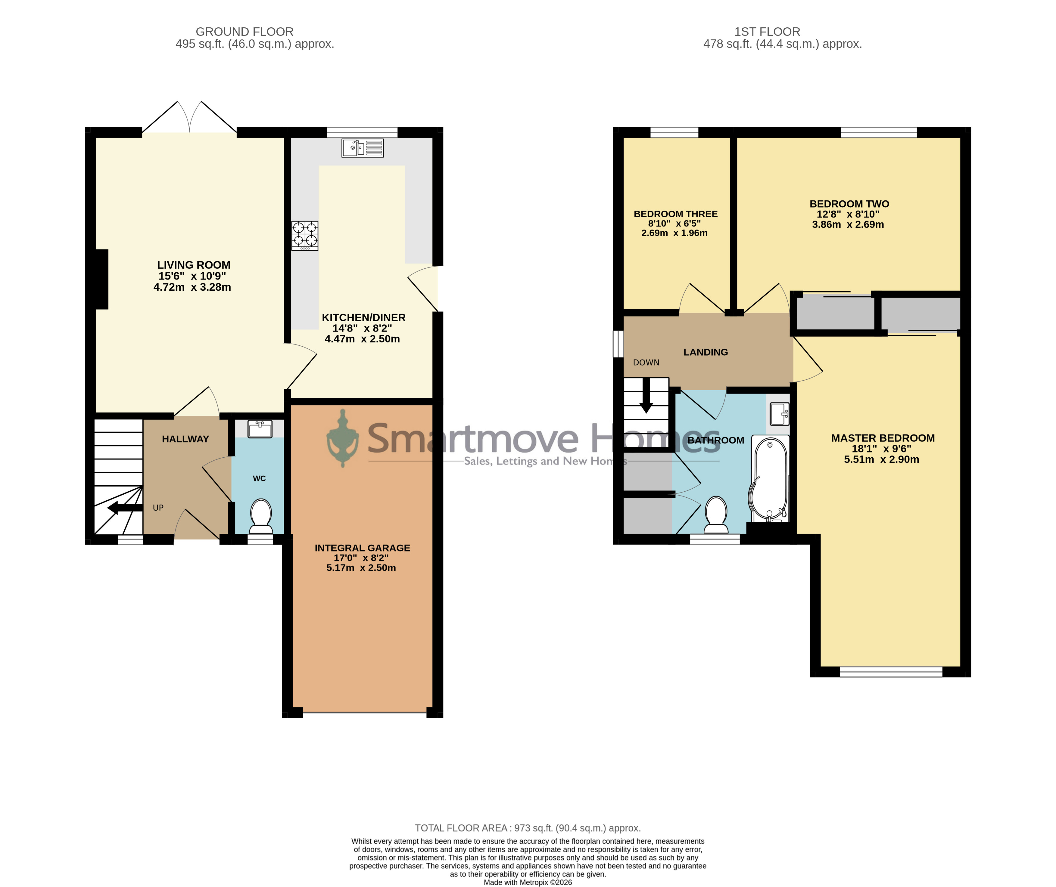 4, Hickleton Close, Ripley floorplan