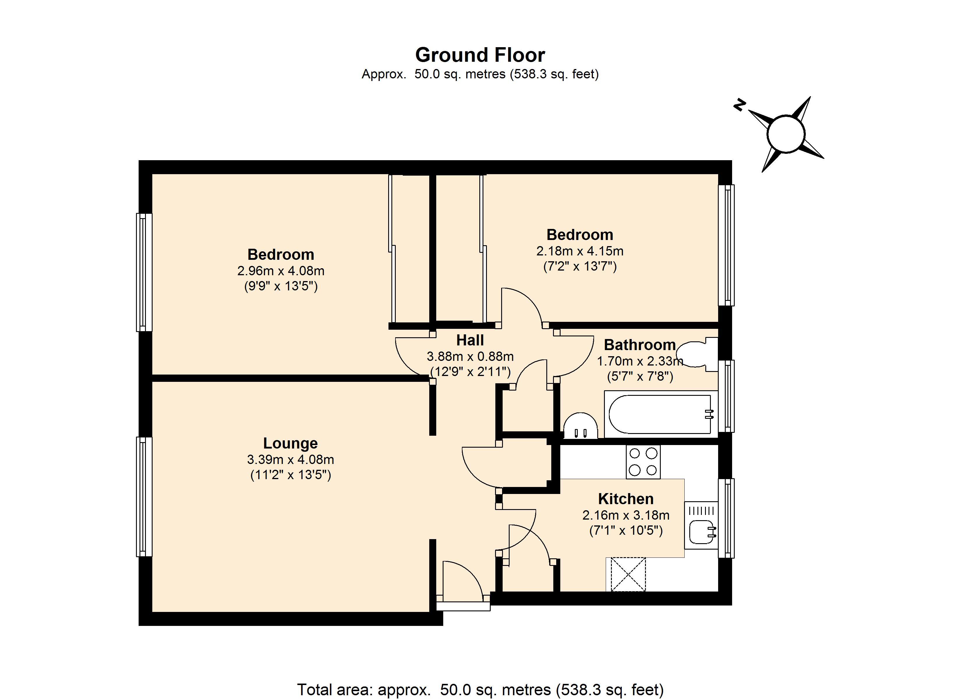 Lammas Court, Windsor SL4, 2 bedroom flat to rent 64008795
