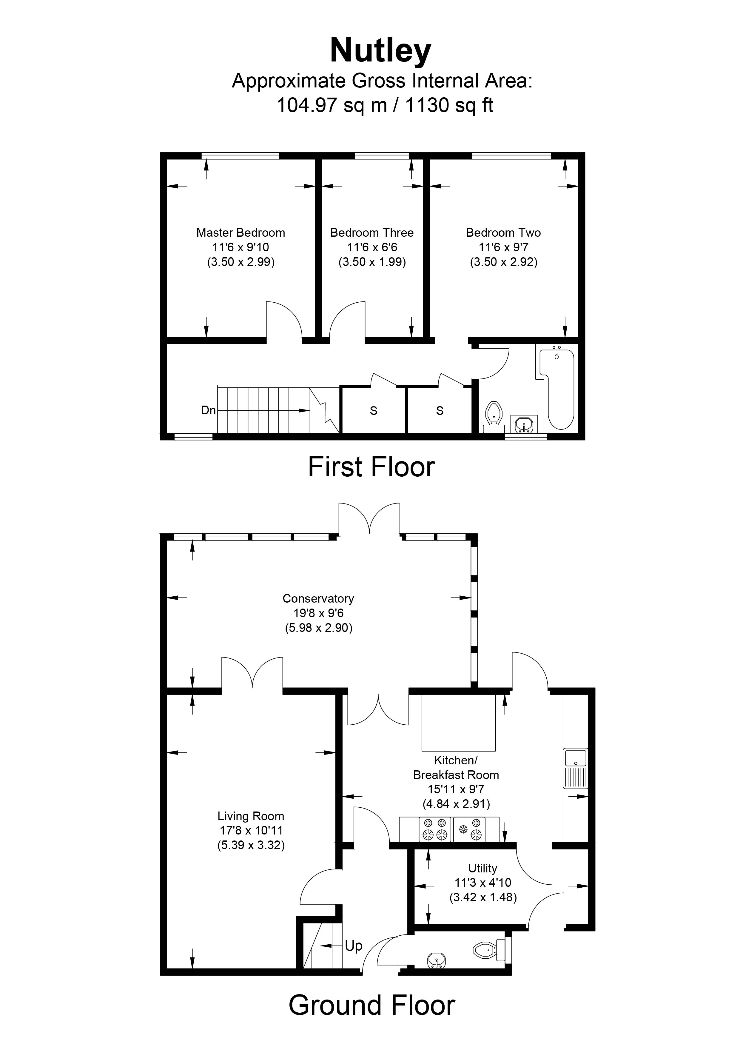 3 Bedrooms Semi-detached house for sale in Nutley, Bracknell, Berkshire RG12