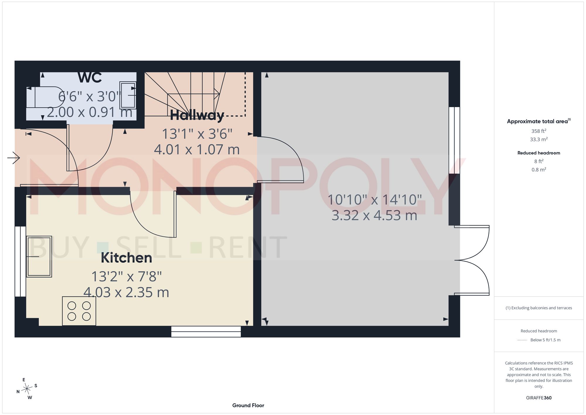 15 Braeside, Wrexham floorplan