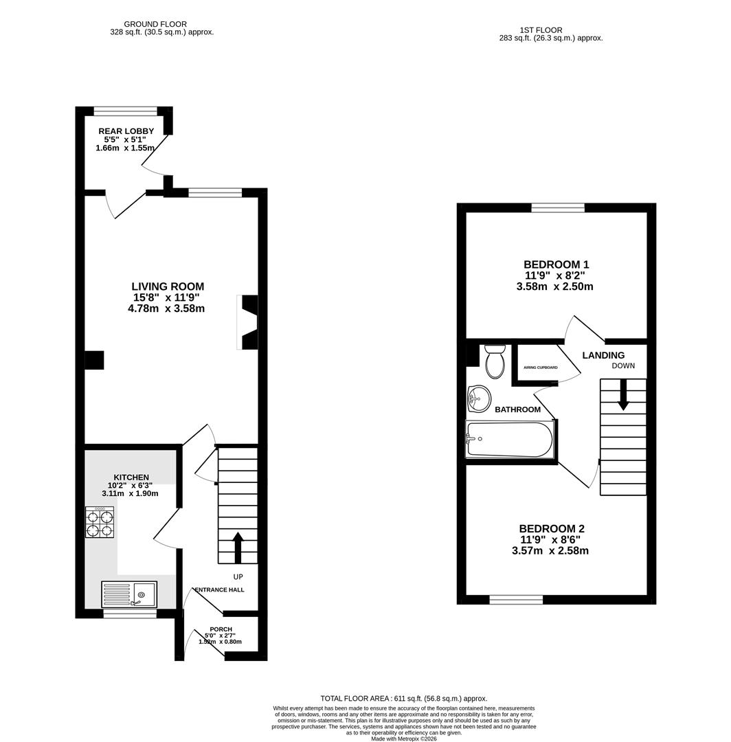 9, Pheasant Mead, Stonehouse floorplan