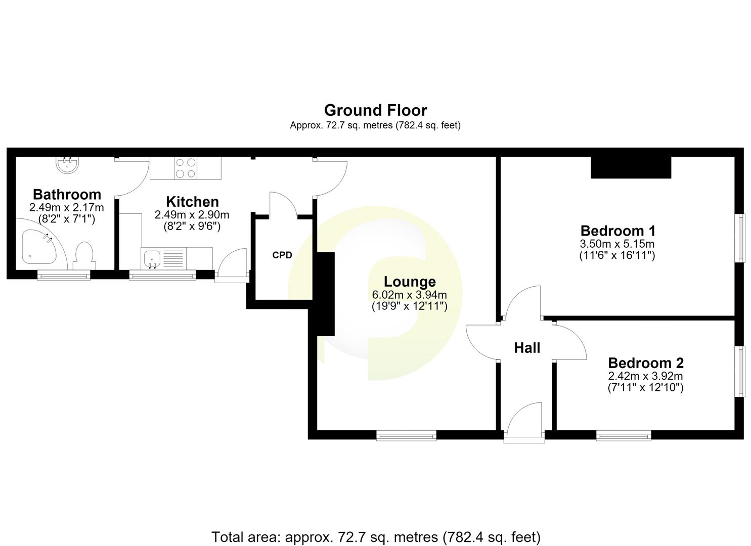 3, Fenwick Terrace, North Shields floorplan