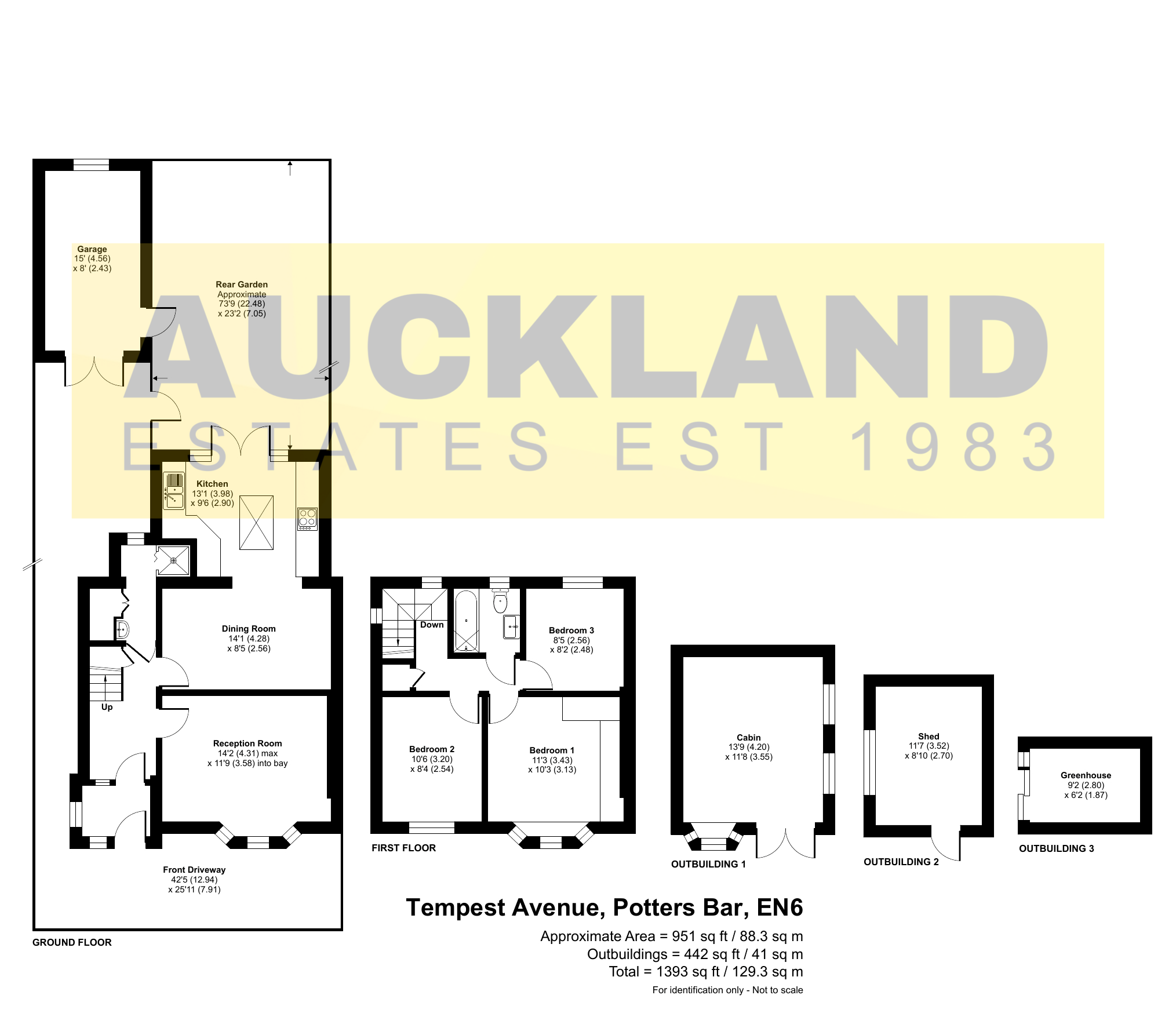 57, Tempest Avenue, Potters Bar floorplan
