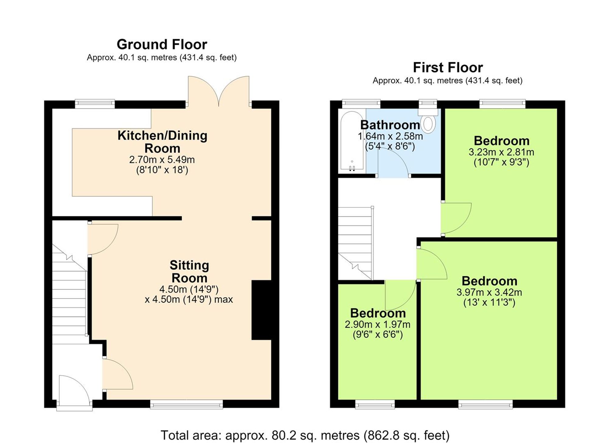 35 Oak Tree Close, Manchester floorplan