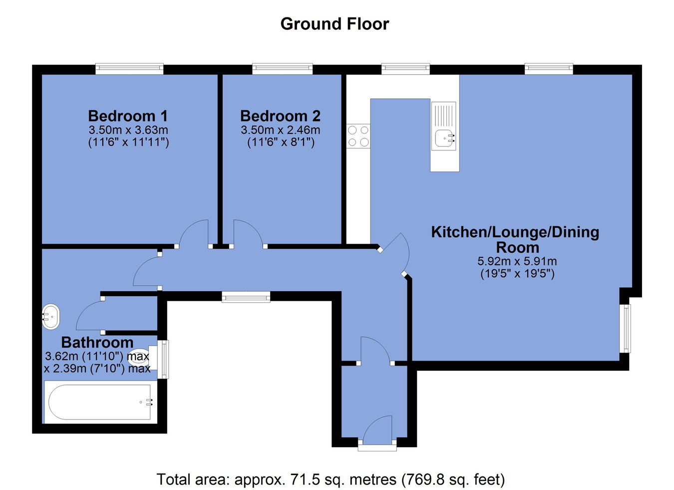 15, Neilston Rise, Bolton floorplan