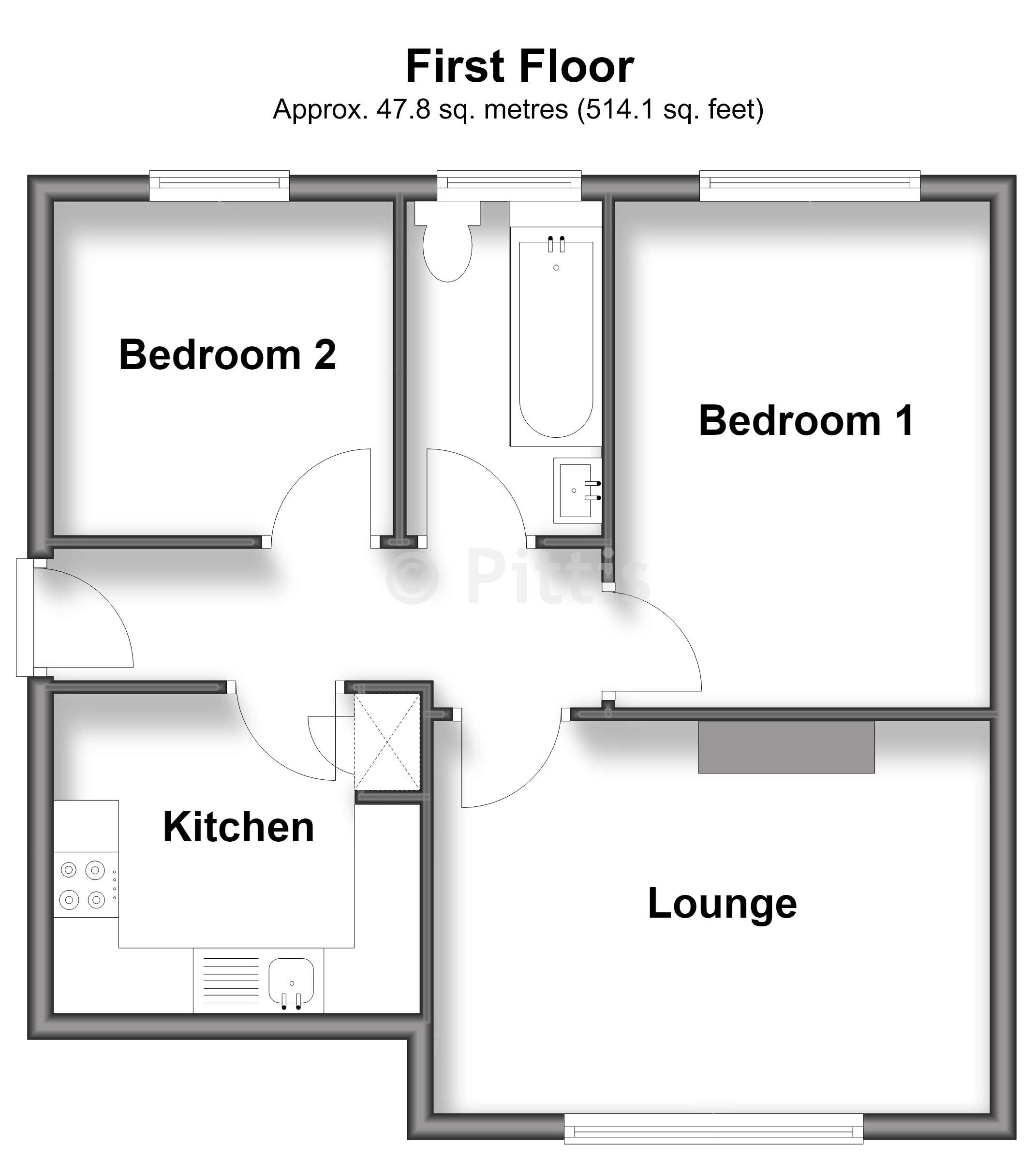 10D, Crossway, Bembridge floorplan