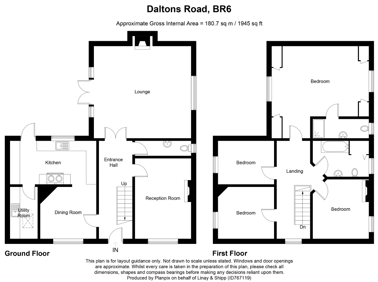 Daltons Road, Chelsfield Village, Orpington, Kent BR6, 5 bedroom detached house for sale