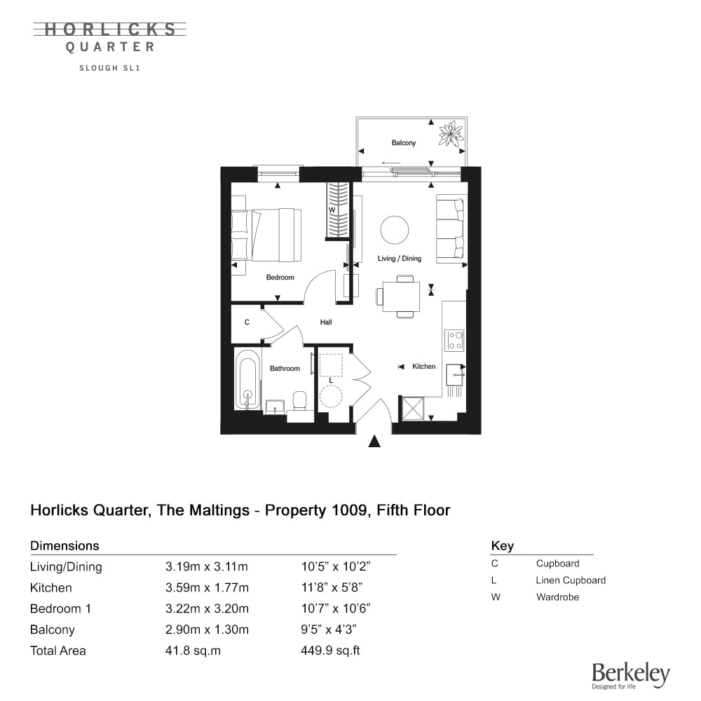 1009, Slough, Sl1 3Qb, Slough floorplan