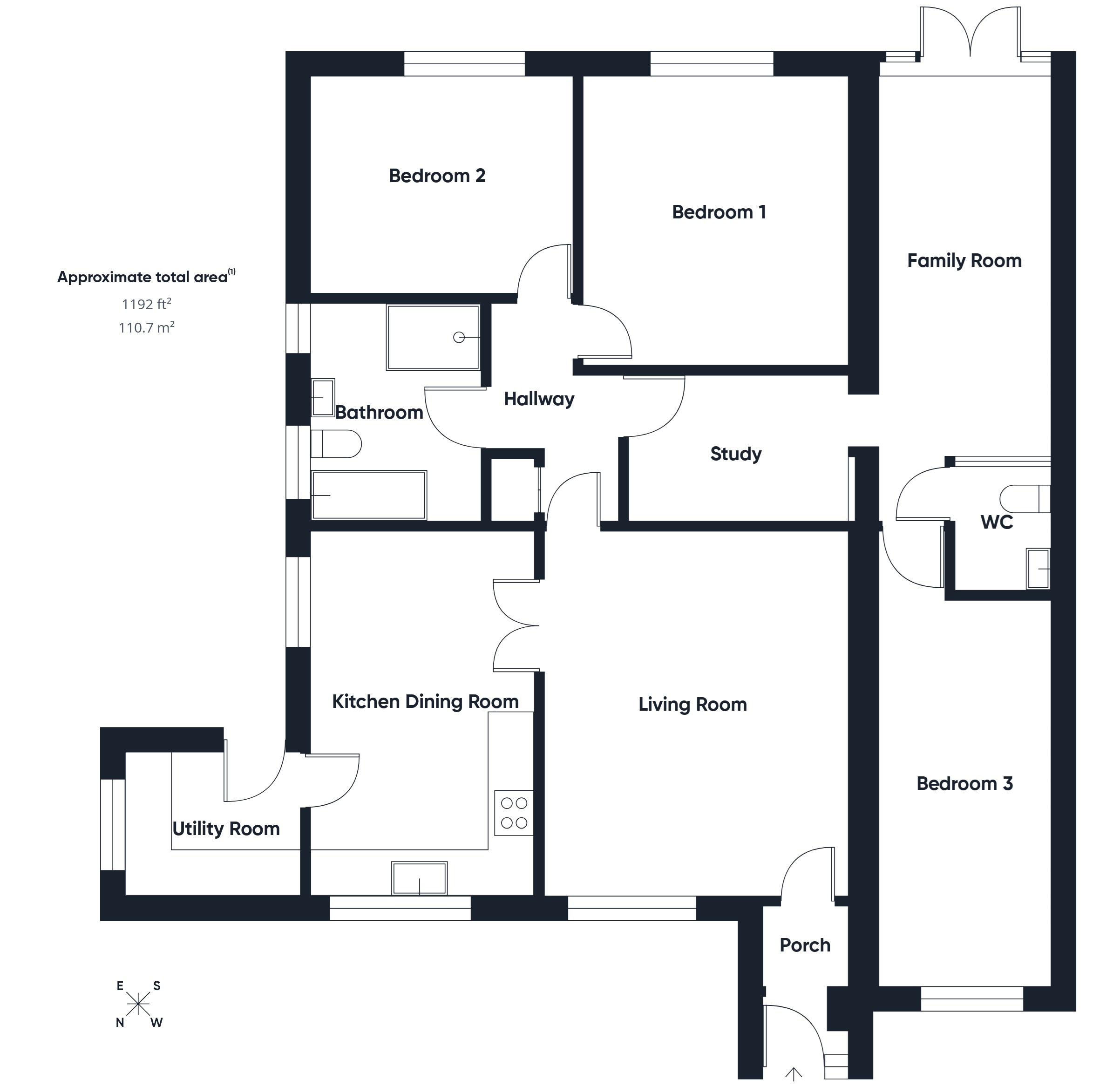 14, Haven Road, Bude floorplan