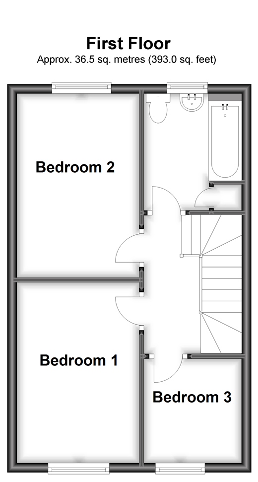 Ward Road, Totland Bay, Isle Of Wight PO39, 3 bedroom end terrace house