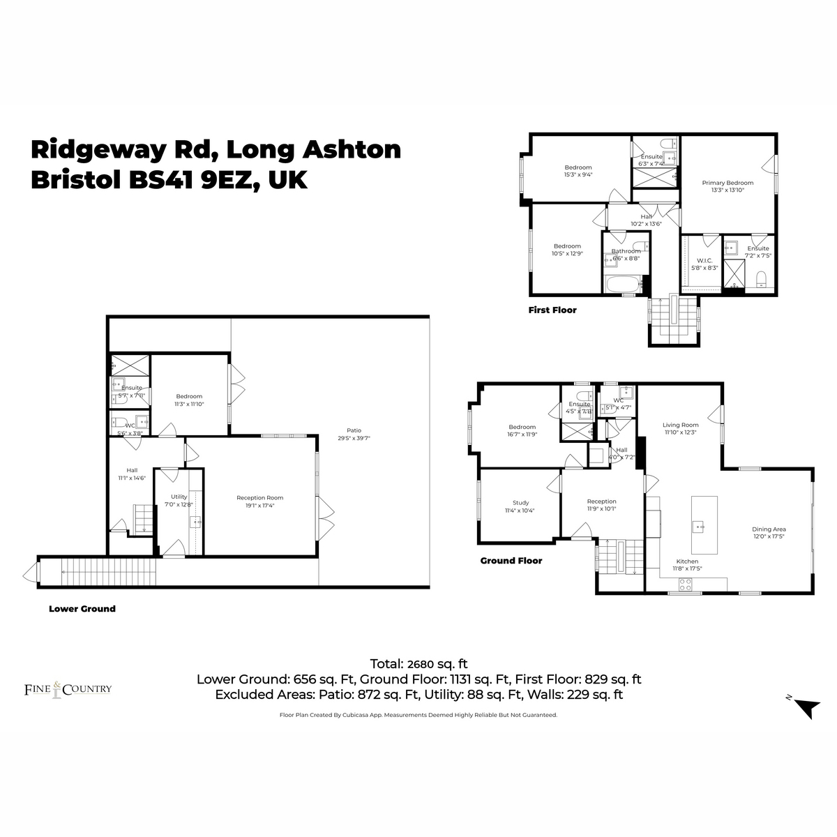 67, Ridgeway Road, Long Ashton, Bristol floorplan