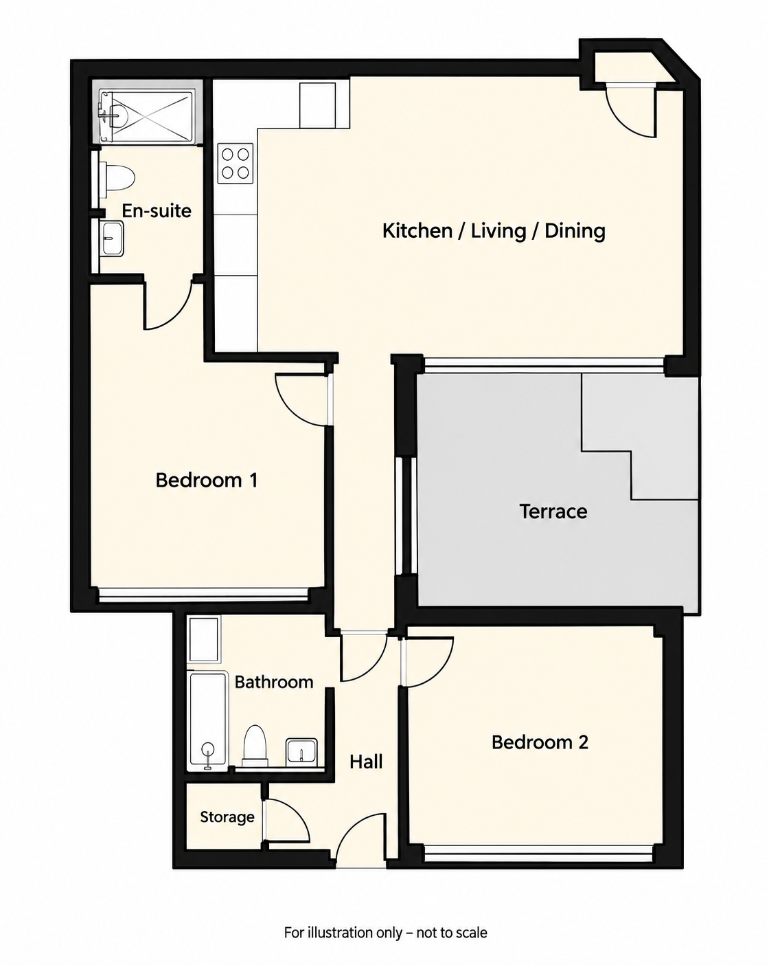 Michigan Avenue, London floorplan